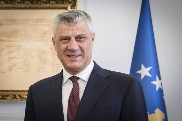 Hashim Thaci, Praesident von Kosovo, aufgenommen in Pristina, 15.02.2018. Pristina Kosovo Copyright: xFlorianxGaertnerx
