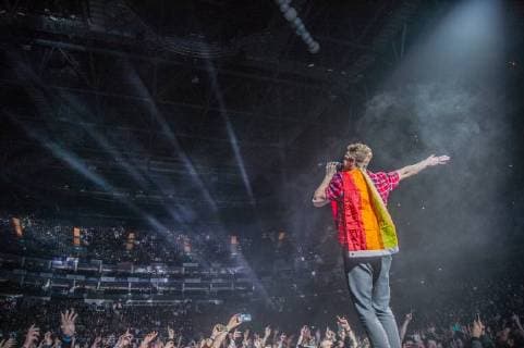 February 28, 2018 - Imagine Dragons perform onstage for the first of 2 nights at the O2 Arena in London, United Kingdom on February 28th 2018  - ZUMAr152 20180228_zaa_r152_010 Copyright: xOlliexMillingtonx xRmvx