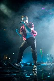 February 28, 2018 - Imagine Dragons perform onstage for the first of 2 nights at the O2 Arena in London, United Kingdom on February 28th 2018  - ZUMAr152 20180228_zaa_r152_013 Copyright: xOlliexMillingtonx xRmvx