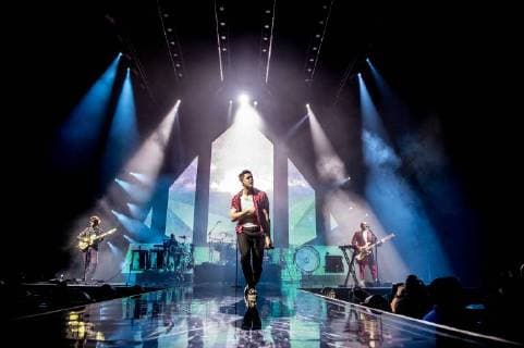 February 28, 2018 - Imagine Dragons perform onstage for the first of 2 nights at the O2 Arena in London, United Kingdom on February 28th 2018  - ZUMAr152 20180228_zaa_r152_037 Copyright: xOlliexMillingtonx xRmvx