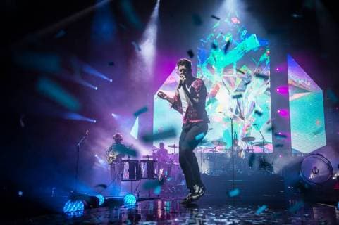 February 28, 2018 - Imagine Dragons perform onstage for the first of 2 nights at the O2 Arena in London, United Kingdom on February 28th 2018  - ZUMAr152 20180228_zaa_r152_052 Copyright: xOlliexMillingtonx xRmvx