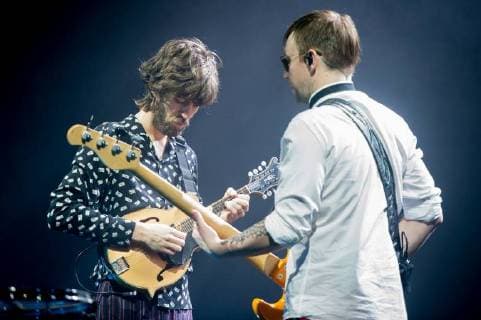 February 28, 2018 - Imagine Dragons perform onstage for the first of 2 nights at the O2 Arena in London, United Kingdom on February 28th 2018  - ZUMAr152 20180228_zaa_r152_065 Copyright: xOlliexMillingtonx xRmvx