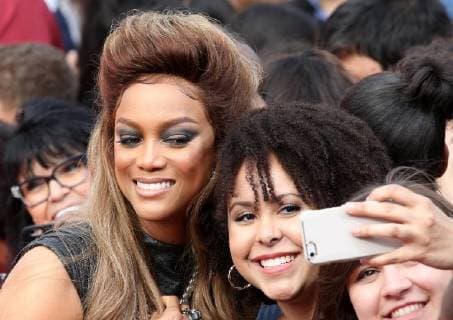 PASADENA, CA - MARCH 12: Tyra Banks, at America?s Got Talent Red Carpet Kickoff at The Pasadena Civic Auditorium in Pasadena, California on March 12, 2018. Copyright: xFayexSadoux