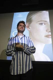 Director Lukas Dhont pictured during a press conference of the VAF, Flemish audiovisual foundation, regarding the Belgian selection for the Cannes Film Festival, Thursday 12 April 2018, in Brussels.  NICOLASxMAETERLINCK 05328060