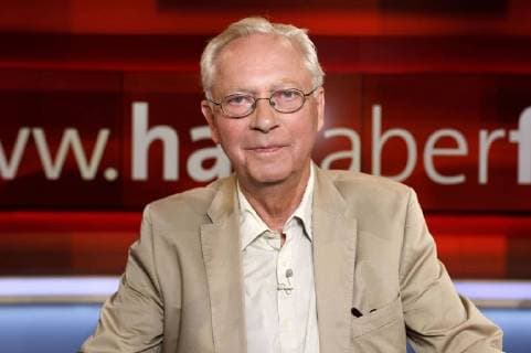 Uwe-Karsten Heye in der ARD-Talkshow hart aber fair im WDR Fernsehstudio A. Köln, 14.06.2018