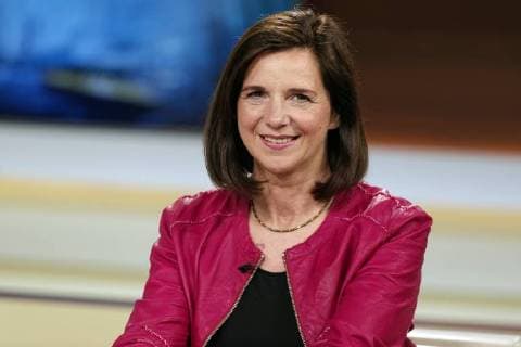 Katrin Göring-Eckardt 2018-05-27, Berlin, Deutschland - Katrin Göring-Eckardt (Bündnis 90 Die Grünen), Fraktionsvorsitzende im Bundestag, zu Gast bei Anne Will im Ersten Deutschen Fernsehen. Thema der Talkrunde: Die Bremer Asyl-Affäre - Systemfehler oder Einzelfall?