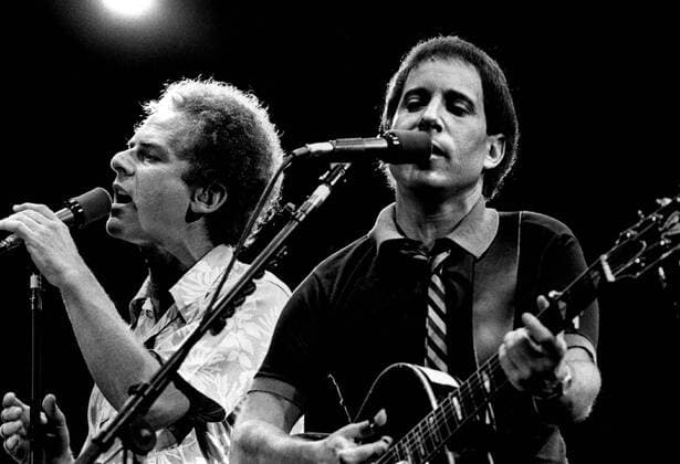 July 29, 1983 - U.S. - July 29, 1983 Art Garfunkel, left, and Paul Simon performed old songs and new for thousands of fans Thursday night at Parade Stadium. July 28, 1983 August 1983 , Minneapolis Star Tribune U.S. - ZUMAm42_ 19830729_zaf_m42_501 Copyright: xDavidxBrewsterx