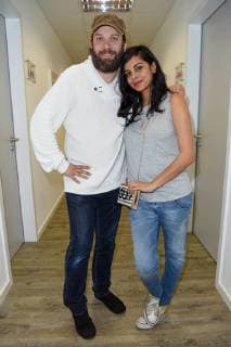 Entertainment Themen der Woche KW23 Bilder des Tages Christian Ulmen mit Ehefrau Collien Ulmen-Fernandes Eröffnung der Bamschool Tanzschule von Julien Bam im Mediapark in Köln am 09.06.2018