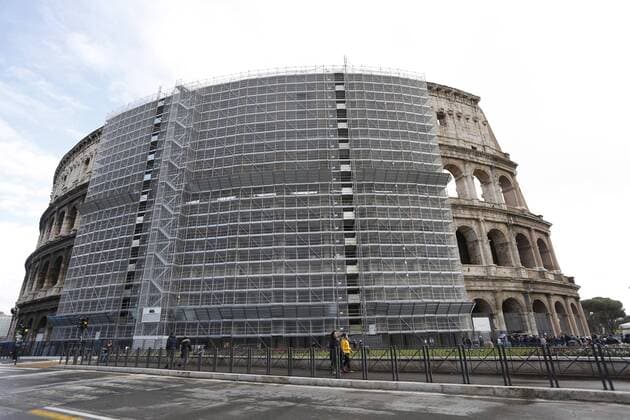 Rom, Italien, 03.01. 2014 Das Kolosseum in Rom Italien