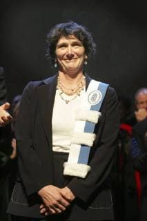 , LOUVAIN-LA-NEUVE, BELGIUM : Isabelle Autissier is was awarded as Doctor Honoris Causa from the univercity of Louvain-la-Neuve (UCL), Friday 02 February 2007. FRANCOISxWALSCHAERTS  x6025724x
