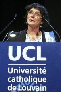 , LOUVAIN-LA-NEUVE, BELGIUM : Isabelle Autissier is was awarded as Doctor Honoris Causa from the univercity of Louvain-la-Neuve (UCL), Friday 02 February 2007. FRANCOISxWALSCHAERTS  x6025730x