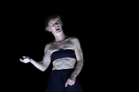 Entertainment Bilder des Tages Aufführung der Oper Penthesilea im Landestheater Salzburg, im Rahmen der Salzburger Festspiele 2018. Dieses Bild zeigt die Schauspielerin Sandra Hüller als Penthesilea 2018 - Aufführung der Oper Penthesilea im Landestheater Salzburg, im Rahmen der Salzburger Festspiele 2018.