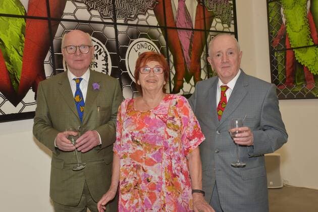 Valie Export, Gilbert & George, The Beard Pictures, Galerie Ropac, Halle, Salzburg, © Manfred Siebinger