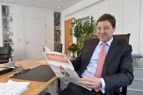 Handelsblatt Leser München, 12.02.2014 Handelsblatt Leser Dr. Marcus Lingel, persönlich haftender Gesellschafter der Merkur Bank in München. München Bayern Deutschland