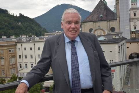 Klaus Michael Kühne, Kühne Stiftung, Pressekonferenz, neuer Hauptsponsor der Salzburger Festspiele, © Manfred Siebinger