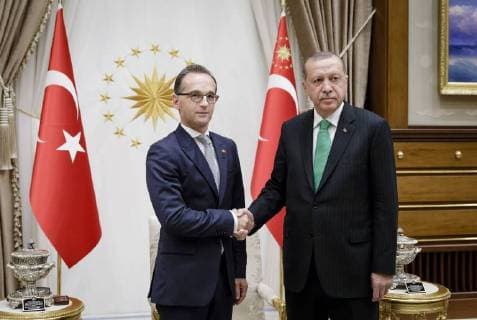 News Themen der Woche KW 36 News Bilder des Tages Bundesaussenminister Heiko Maas (l), SPD, trifft Recep Tayyip Erdogan, Praesident der Republik Tuerkei, 05.09.2018, Ankara, Tuerkei. Ankara Tuerkei Copyright: xIngaxKjerx