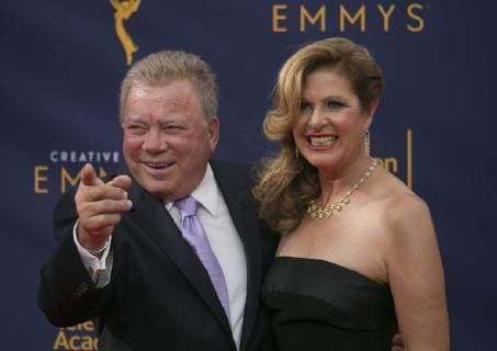 September 8, 2018 - Los Angeles, California, U.S - William Shatner and Elizabeth Shatner on the red carpet of the 2018 Creative Arts Awards held at the Microsoft Theater on Saturday September 8, 2018 in Los Angeles, California. Los Angeles U.S. - ZUMAp124 20180908_zaa_p124_051 Copyright: xArianaxRuizx