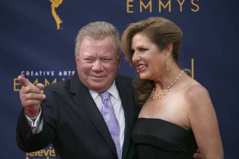September 8, 2018 - Los Angeles, California, U.S - William Shatner and Elizabeth Shatner on the red carpet of the 2018 Creative Arts Awards held at the Microsoft Theater on Saturday September 8, 2018 in Los Angeles, California. Los Angeles U.S. - ZUMAp124 20180908_zaa_p124_048 Copyright: xArianaxRuizx