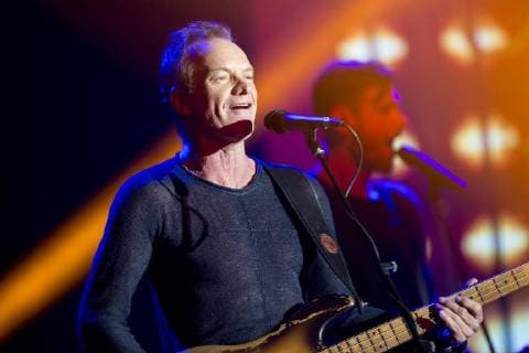 Hamburg, 6. Oktober 2016 - Sting (Gordon Matthew Thomas Sumner) während des Deutschen Radiopreises 2016 im Hamburger Schuppen 52