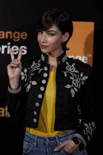September 19, 2018 - Madrid, Madrid, Spain - Spanish actress Ursula Corbero attends the Snatch second season presentation at Sony offices in Madrid. Madrid Spain - ZUMAs197 20180919_zaa_s197_199 Copyright: xA.xPerezxMecax