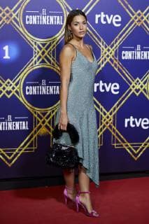 September 13, 2018 - Madrid, Madrid, Spain - Michelle Calvo seen posing for the camera at Callao City Lights cinema during El Continental premiere. Madrid Spain - ZUMAs197 20180913_zab_s197_082 Copyright: xA.xPerezxMecax