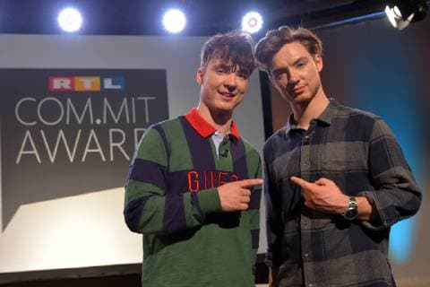 Entertainment Bilder der Woche KW39 Entertainment Bilder des Tages Die Lochis, Heiko und Roman Lochmann Verleihung des RTL Com.Mit Awards im RTL-Hauptstadtstudio in Berlin am 27.09.2018
