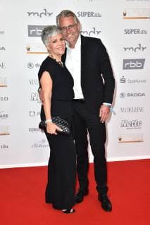 Birgit Schrowange und Frank Spothelfer bei der Verleihung Die Goldene Henne am 28.09.2018 in Leipzig Die Goldene Henne 2018 Verleihung in Leipzig