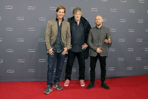 Entertainment Bilder der Woche KW40 Entertainment Bilder des Tages Thomas Heinze, Matthias Glasner und Jürgen Vogel bei der Premiere des TV-Films Blochin - Das letzte Kapitel beim 26. Filmfest Hamburg 2018 im Kino Cinemaxx. Hamburg, 03.10.2018