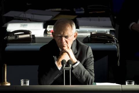 News Themen der Woche KW42 News Bilder des Tages Bundestagspraesident Wolfgang Schaeuble waehrend der 57. Sitzung im Bundestag am 17. Oktober 2018. Plenarsitzung im Bundestag