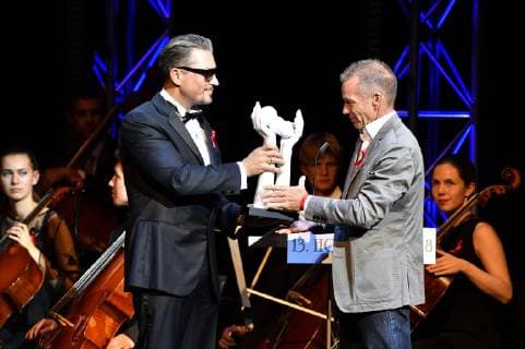 Entertainment Themen der Woche KW43 Hardy Krüger jr. und Hope Award Gewinner Lothar Firlej bei der 13. Hope Gala im Schauspielhaus. Dresden, 27.10.2018