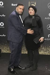 Kida Khodr Ramadan mit Ehefrau Meryem Ramadan bei der 70. Bambi-Verleihung 2018 im Stage Theater am Potsdamer Platz. Berlin, 16.11.2018