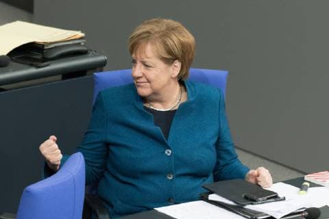 News Themen der Woche KW47 News Bilder des Tages Berlin Deutscher Bundestag - Debatte, 21.11.18 Angela Merkel , Bundestag, Debatte - Haushalt, 21.11.2018, Copyright: xEibner-Pressefotox EP_EER