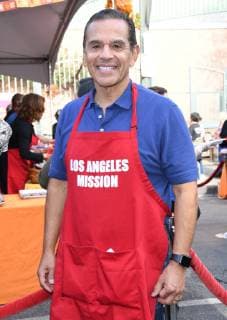 21 November 2018 - Los Angeles, California - Antonio Villaraigosa. 2018 LA Mission Thanksgiving held at LA Mission. Photo Credit: Birdie Thompson AdMedia 232620 2018-11-21 CA Los Angeles Etats-Unis  Copyright: xAdMediax STAR_232620_353