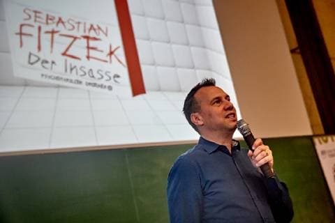 Autorenlesung mit Bestsellerautor Sebastian Fitzek an der Universität Koblenz. Sebastian Fitzek