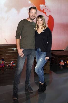 Gerald Heiser mit Ehefrau Anna Heiser beim 23. RTL-Spendenmarathon im Studio 8 der NOBEO Studios. Köln-Hürth, 23.11.2018