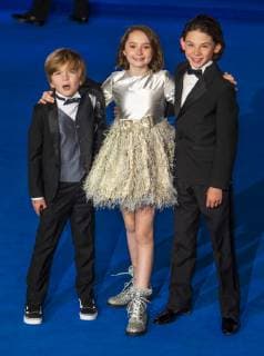 December 12, 2018 - London, United Kingdom - (L-R) Joel Dawson, Pixie Davies and Nathanael Saleh attends the European Premiere of Mary Poppins Returns at Royal Albert Hall on December 12, 2018 in London, England London United Kingdom - ZUMAs197 20181212_zaa_s197_275 Copyright: xGaryxMitchellx