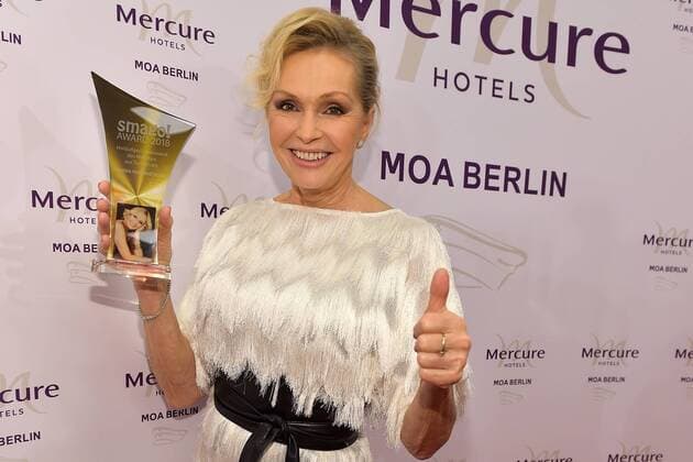 Entertainment Themen der Woche Entertainment Bilder des Tages Verleihung 20 Jahre SMAGO AWARD Helena Vondrackova am roten Teppich 20 Jahre Verleihung SMAGO AWARD in Berlin am 13.01.2019