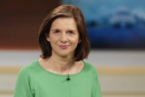 News Bilder des Tages Katrin Göring-Eckardt bei Anne Will 2019-03-03, Berlin, Deutschland - Katrin Göring-Eckardt (Bündnis 90 Die Grünen), Fraktionsvorsitzende im Bundestag, zu Gast bei Anne Will im Ersten Deutschen Fernsehen. Thema der Talkrunde: Niedriger Lohn, magere Rente - was ist uns Arbeit wert?