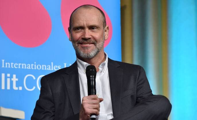 Entertainment Themen der Woche KW12 Entertainment Bilder des Tages Der britische Thrillerautor Simon Beckett liest am 23.03.2019 in Köln auf der Lit Cologne, dem internationalen Literaturfest.