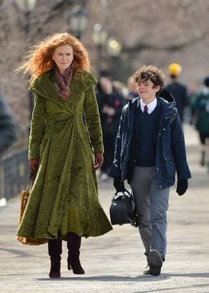 Entertainment Themen der Woche KW13 Entertainment Bilder des Tages March 27, 2019 - New York, New York, United States - Actors Nicole Kidman and Noah Jupe were on the set of the new movie The Undoing on March 27 2019 in New York City New York United States Copyright: xKristinxCallahanx