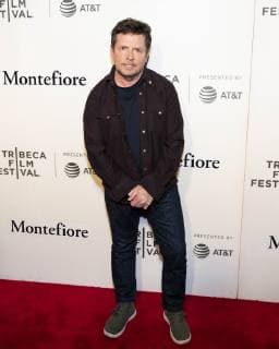 April 30, 2019 - New York, NY, U.S - MICHAEL J. FOX at the red carpet for Tribeca Talks - Storytellers Ã¢â‚¬ MICHAEL J. FOX with Denis Leary at the Tribeca Film Festival at The Stella Artois Theatre @ BMCC TPAC in New York City on April 30, 2019. New York U.S. - ZUMAb161 20190430_zap_b161_029 Copyright: xMichaelxBrochsteinx