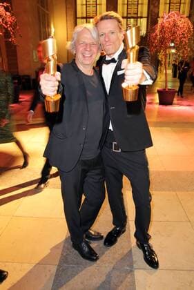 Entertainment Themen der Woche KW18 Entertainment Bilder des Tages Deutscher Filmpreis 03.05.2019 Andreas Dresen + Alexander Scheer (Film Gundermann) bei der Verleihung Deutscher Filmpreis im Palais am Funkturn, Masurenallee Hammarskjoeldplatz, Berlin - 03.05.2019 -