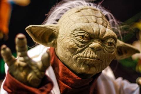 Jedi Meister Yoda Figur Star Wars Celebration in Essen