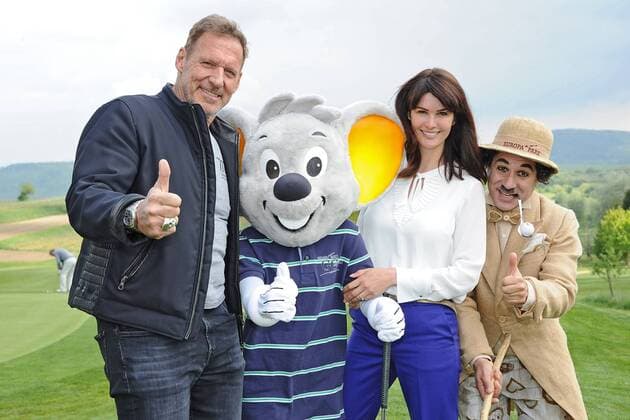 Entertainment Themen der Woche KW19 Europa-Park Eagles Charity Golfcup . Ralf Moeller und Miriam Mack anläßlich des Europa-Park Eagles Charity Golfcup am 06.05.2019 beim Golfclub Breisgau in Herbolzheim-Tutschfelden. 20190506MWI06529