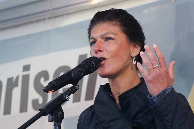 News Themen der Woche KW20 News Bilder des Tages Hannover, 13.05.2019, Europawahl, Wahlkampf Veranstaltung der Partei die Linke mit Sahra Wagenknecht in Hannover Linden,