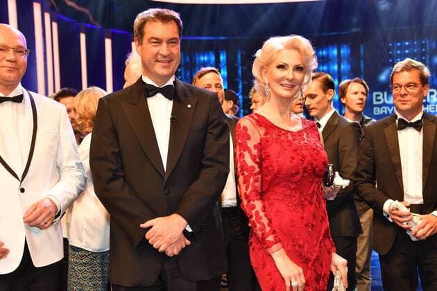 Ministerpräsident Markus Söder und Desiree Nick Bayerische Fernsehpreis 2019 Party Verleihung des Bayerischen Fernsehpreis im Prinzregententheater München 23.Mai 2019