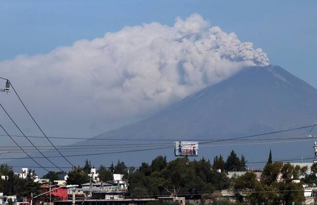 News Themen der Woche KW23 News Bilder des Tages June 9, 2019 - EUM20190609SOC04.JPG .PUEBLA, Pue. VolcanoVolcan-Popocatepetl.- Aspectos de la fumarola que emitio el volcan Popocatepetl, el domingo 9 de junio de 2019. Foto: Agencia EL UNIVERSALEELG Copyright: xElxUniversalx