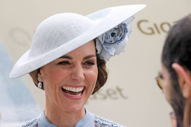 Entertainment Themen der Woche KW25 Entertainment Bilder des Tages 18.06.2019, Ascot, Windsor, GBR - Portrait of HRH Catherine, Duchess of Cambridge. Ascot racecourse. (Kate Middleton, Herzogin Kate, Portrait, Portraet, Royals) 190618D540ROYAL_ASCOT.JPG