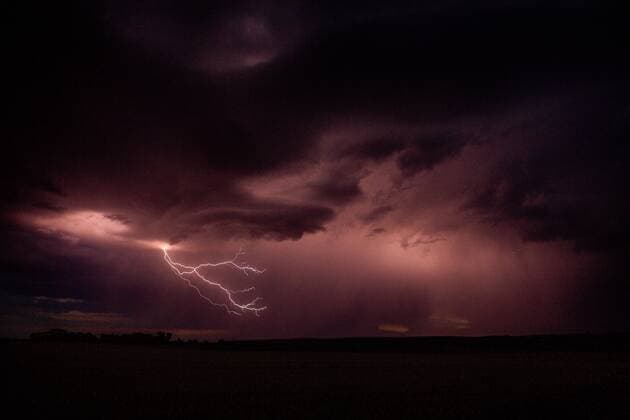News Themen der Woche KW25 Gewitter und Unwetter Nahe Halle (Saale), Halle Saale Sachsen-Anhalt Deutschland