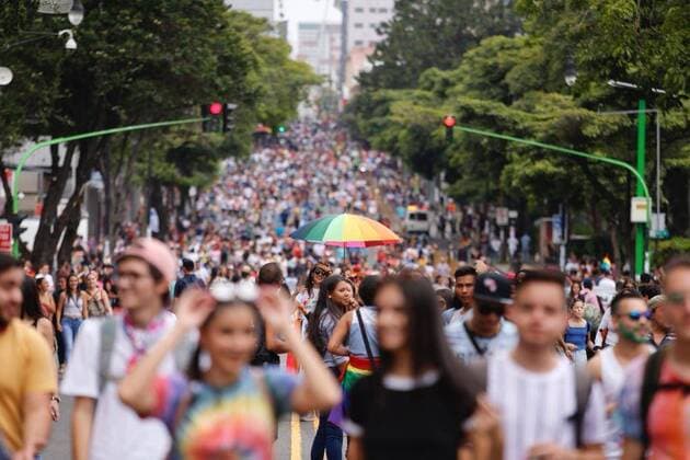 News Themen der Woche KW25 June 23, 2019 - Los miles de participantes cantan consignas de respeto, igualdad y amor para todo ciudadano con motivo de la decima edicion de la Marcha de la Diversidad en Costa Rica. Fotografia: Alberth Marin. Copyright: xLaxNacionx